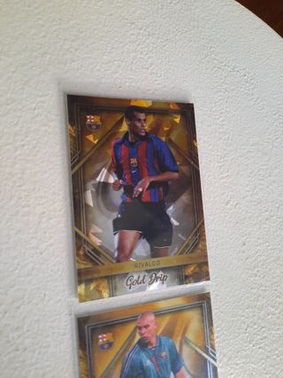 Cartas de Futbol Rivaldo y Ronaldo