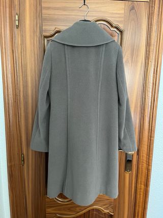 Abrigo de lana y angora