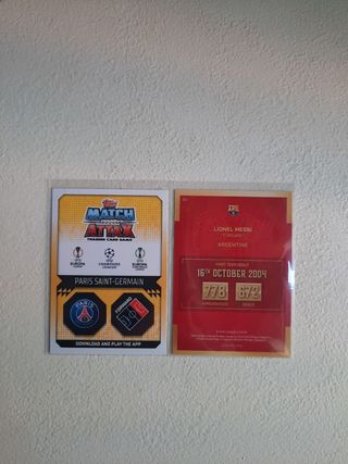 Cartas de Futbol Lionel Messi