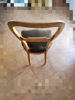 Silla isabelina antigua