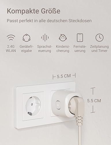 Nooie Enchufe Inteligente WiFi Pack 2 - PRECINTADO