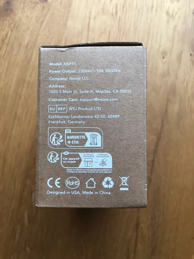 Nooie Enchufe Inteligente WiFi Pack 2 - PRECINTADO