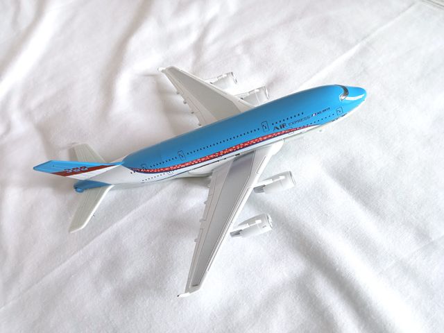 Airbus A380 AE-9010 modelo modelo em liga