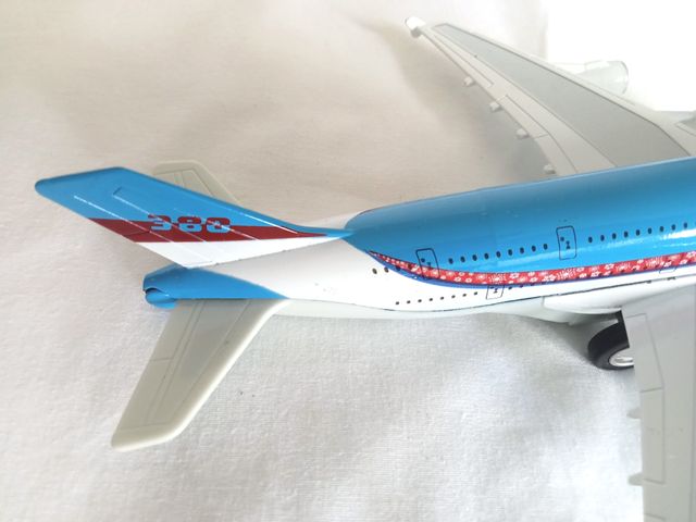 Airbus A380 AE-9010 modelo modelo em liga