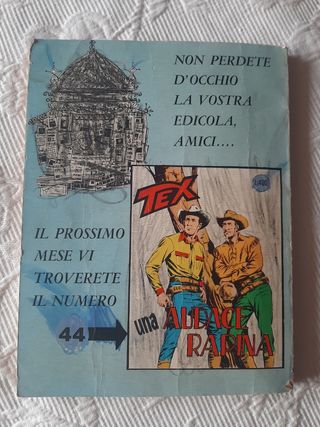 Fumetto Tex n.43 "Lotta per la Vita"