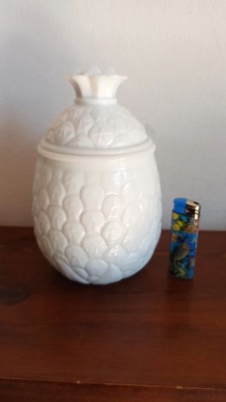 Barattolo Ananas opalino Anni 60