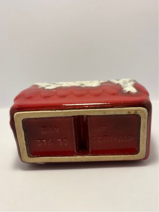 Pequeño jarrón vintage fat lava