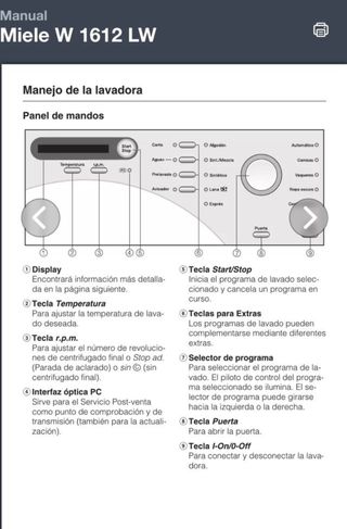 Lavadora Miele Novotronic W1612