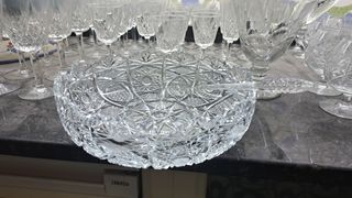 Fuente/ frutero cristal