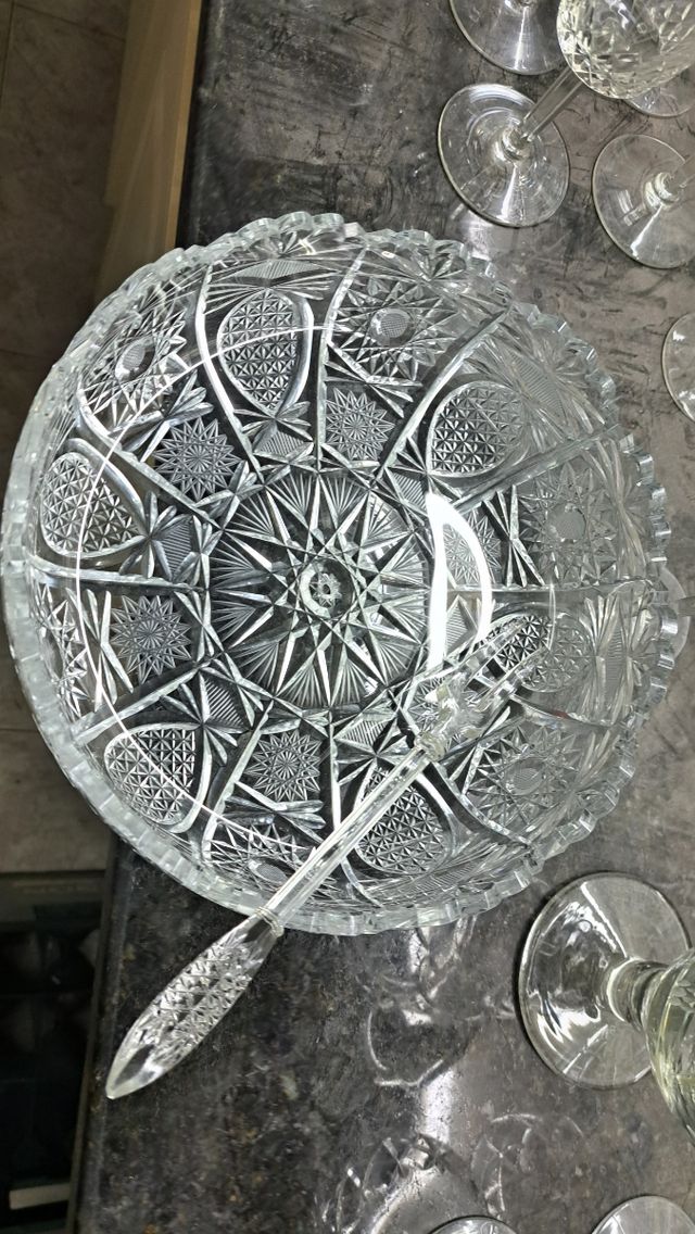 Fuente/ frutero cristal