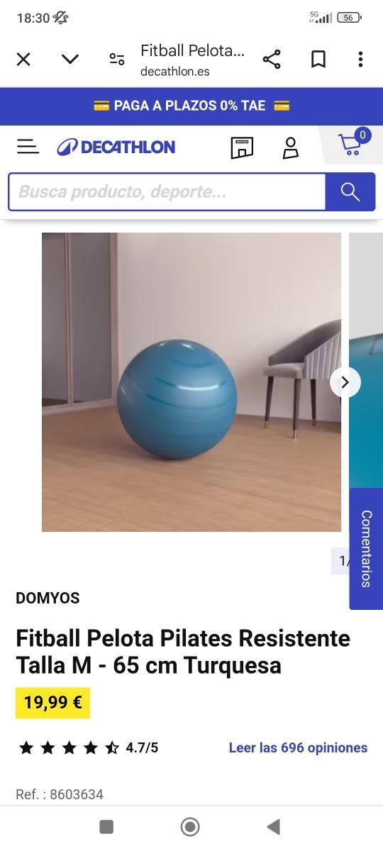 Balón pilates