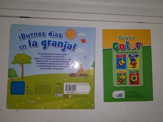 Cuento infantil  y libro para pintar
