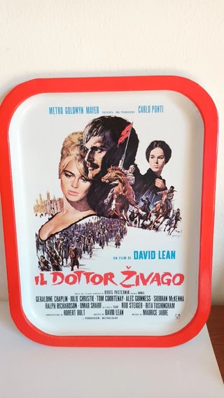 Vassoio latta vintage dr.zivago