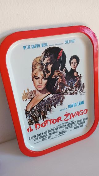Vassoio latta vintage dr.zivago
