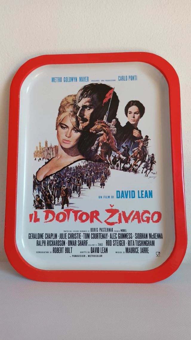 Vassoio latta vintage dr.zivago