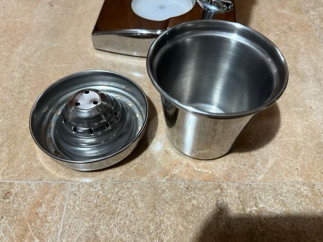 Exprimidor manual acero inoxidable galvanizado