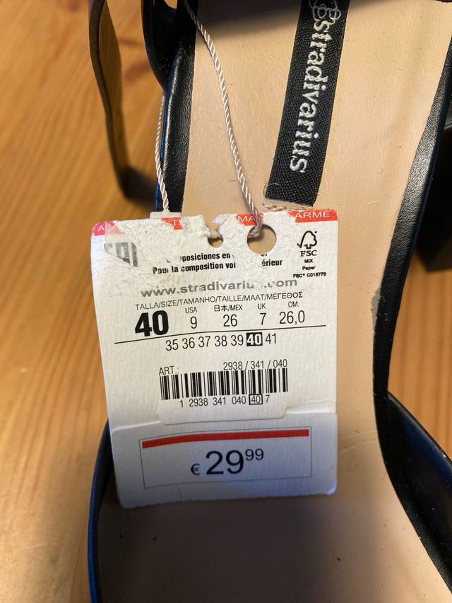 Sandalias de plataforma Stradivarius N40