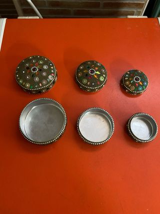Cajitas indias de tres tamaños