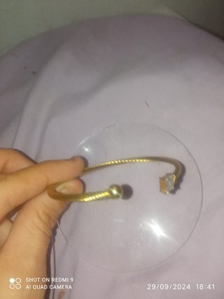 Pulsera brazalete de oro 14 kilates