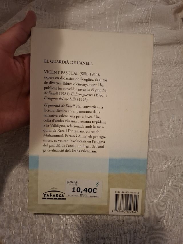 EL GUARDIÀ DE L'ANELL (juvenil)