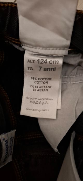 Jeans bambina Primigi 7 anni