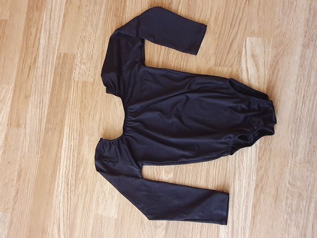 Mallot ballet negro niña malliot