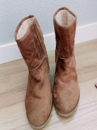 Botines antelina 