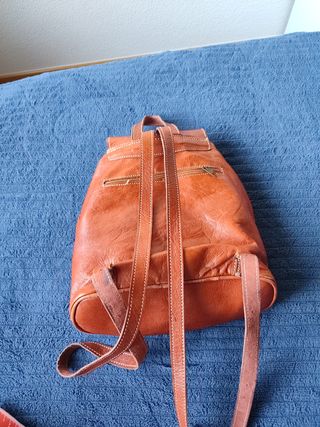 Mochila de cuero 