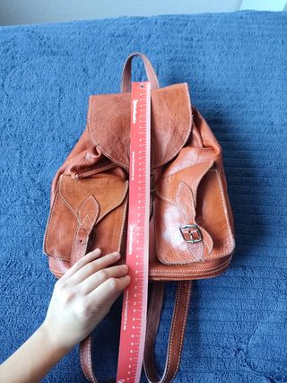 Mochila de cuero 
