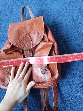 Mochila de cuero 