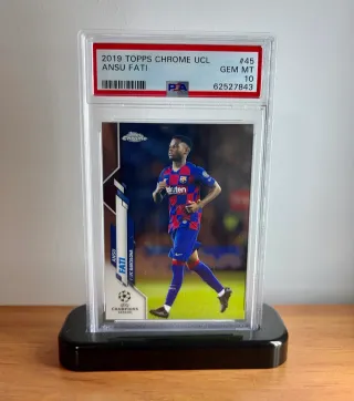 ⚽ Cromo Ansu #45 👉 PSA 10