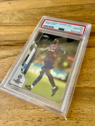 ⚽ Cromo Ansu #45 👉 PSA 10