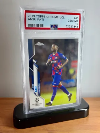 ⚽ Cromo Ansu #45 👉 PSA 10