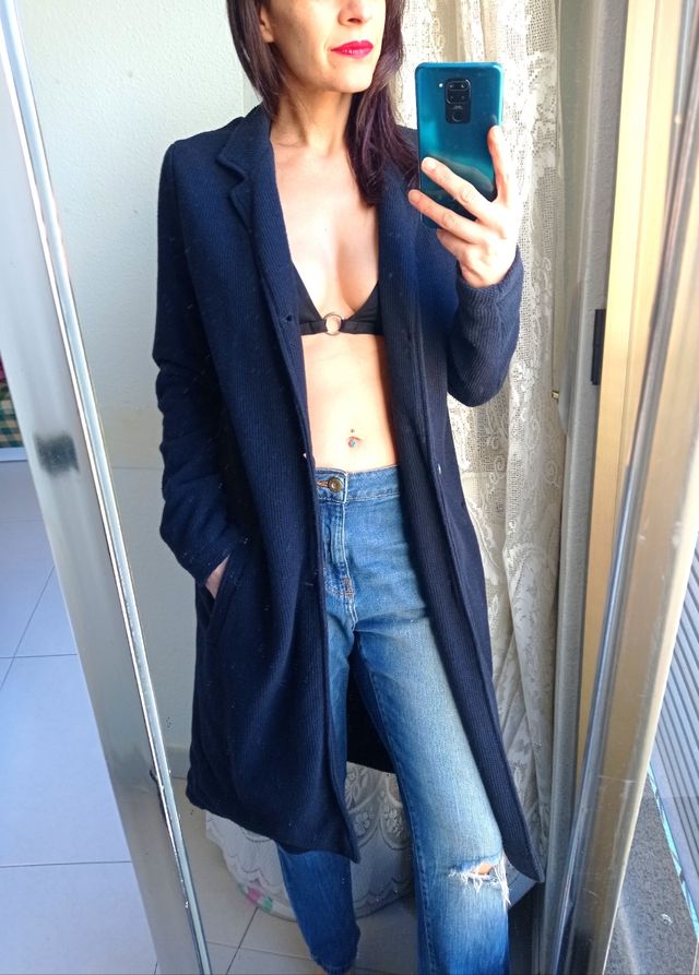 OFERTA ZARA CHAQUETA LARGA