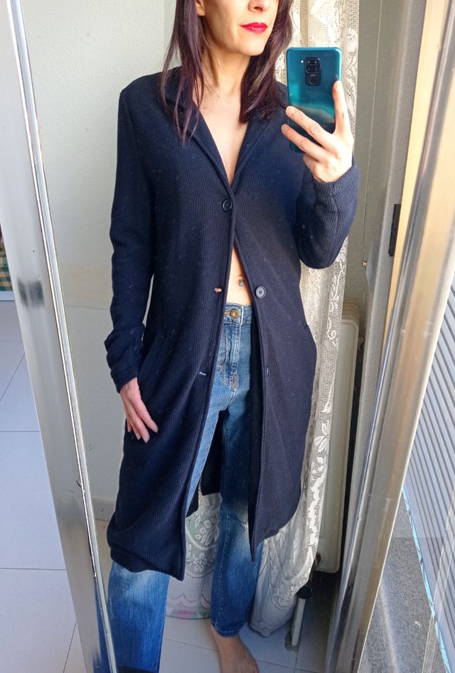 OFERTA ZARA CHAQUETA LARGA