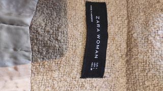 Abrigo lana talla L zara