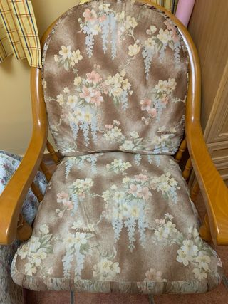 Conjunto de dos sillones madera de pino
