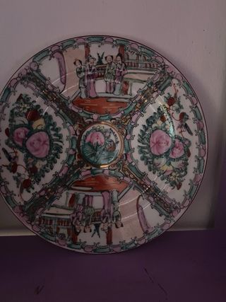 Plato de porcelana chino