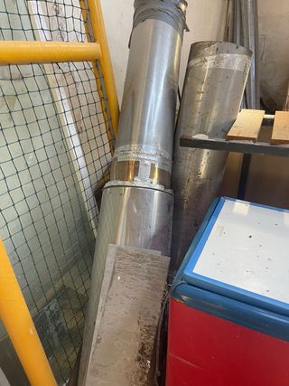 Campana + motor extracion humo