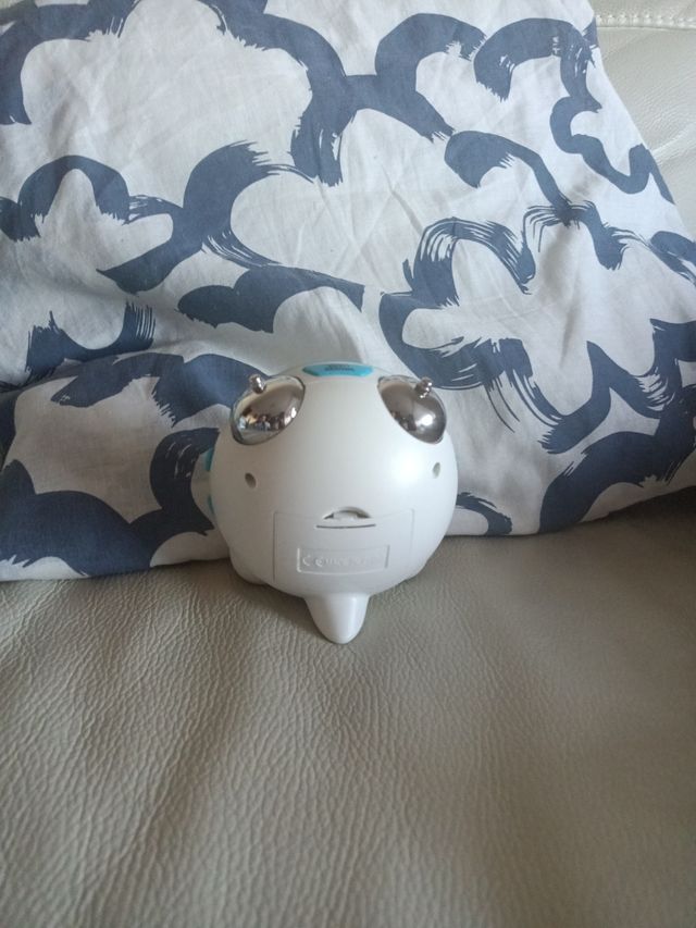 Reloj despertador digital azul