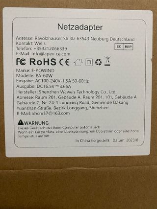 Adaptador (cargador) MacBook Air 11" inch 2015