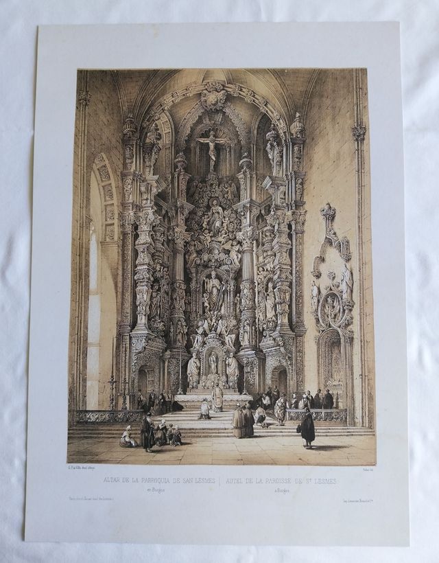 Litografías en facsímil de Burgos