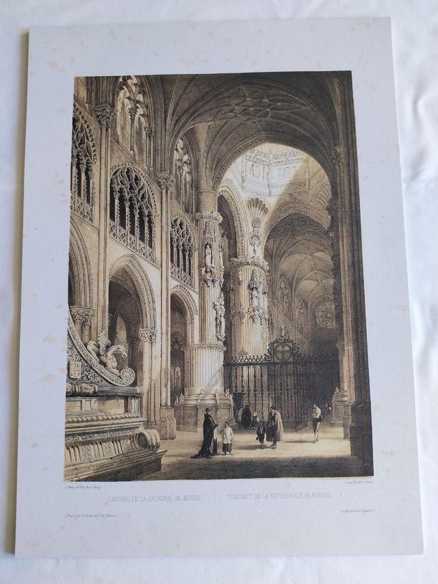 Litografías en facsímil de Burgos