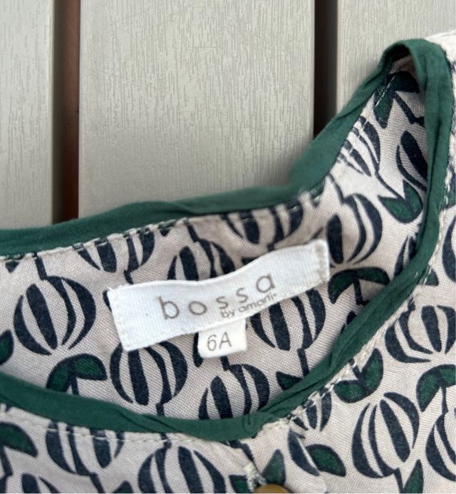 Vestido talla 6 marca Bossa