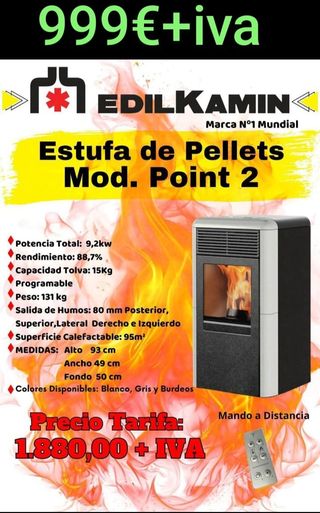 Oferta ESTUFAS, INSERTABLES, HIDROESTUFA