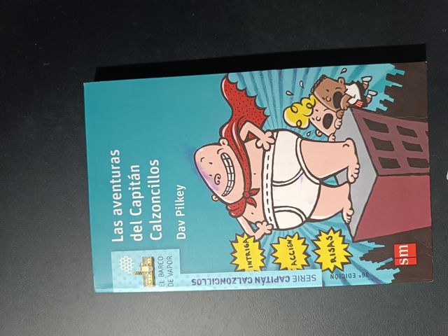 lote de libros capitan calzoncillos
