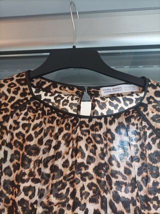 Camisa estampada leopardo 