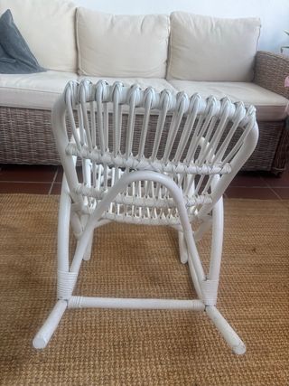 Mini Mecedora butaca de bambú para niños