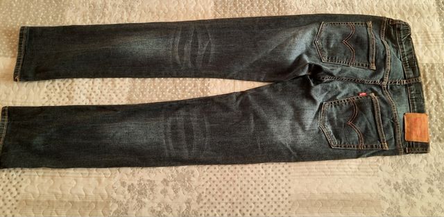 Calças de ganga compridas