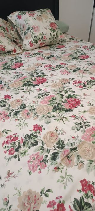 Funda nórdica diseño floral